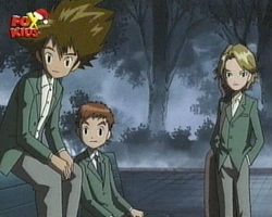 Tai, Matt et Izzy discutant de ces étranges Evénements